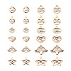 72Pcs 12 Style Alloy Pendants PALLOY-TA0002-28-18