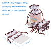 Organza Gift Bags with Lace OP-R034-10x14-01-2