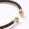 Braided Carbon Steel Wire Bracelet Making MAK-A017-B02-2