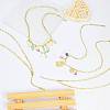 10Pcs 2 Styles Stainless Steel Paperclip Chain Necklaces for Women Men NJEW-SZ0001-72-5