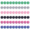 AHADERMAKERS 60pcs 6 colors Resin Rhinestone Beads RESI-GA0001-26-1
