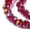 Baking Electroplate Glass Beads Strands LS-DGLA-A039-J6MM-B19-3