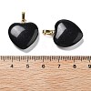 Natural Obsidian Pendants G-G956-B40-G-3