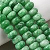 Dyed Natural White Jade Beads Strands G-G107-A30-01-5