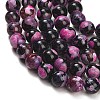 Natural Fire Crackle Agate(Dyed & Heated) Beads Strands G-K425-A06-12mm-3
