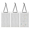 Felt Wall-Mounted Jewelry Hanging Rolls AJEW-WH0314-564A-1
