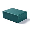 PU Imitation Leather Jewelry Organizer Box with Lock CON-P016-B05-4