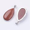 Synthetic Goldstone Big Pendants G-I184-01-2