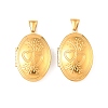 316 Stainless Steel Locket Pendants STAS-K321-06G-1
