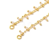 Brass Cable Chain Necklace Making KK-K337-12G-05-2