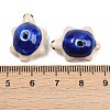 Handmade Bright Glazed Porcelain Beads PORC-CJC0009-03D-2