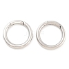 Non-Tarnish 316 Stainless Steel Spring Gate Rings STAS-M296-01P-E-01-2