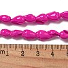 Spray Painted Natural Spiral Shell Beads Strands BSHE-G039-08C-3