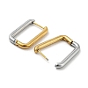 Two Tone 304 Stainless Steel Hoop Earrings EJEW-K257-02A-GP-2