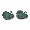 Spray Painted Alloy Pendants PALLOY-T077-118B-RS-3