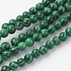 Synthetic Malachite Bead Strands G-G735-70-4mm-1