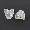 UV Plating Rainbow Iridescent Acrylic Beads PACR-M003-07E-3