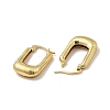 Rack Plating Brass Rectangle Thick Hoop Earrings for Women EJEW-F288-05-3