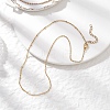 304 Stainless Steel Cable Chain Satellite Chain Necklaces for Women NJEW-JN05557-1