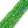 Electroplate Glass Beads Strands X1-EGLA-A034-T8mm-L08-1