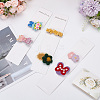 Paper Hair Clip Display Cards CDIS-WH0020-13-5