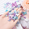 60G 2 Colors Acrylic Beads MACR-YW0003-36A-3