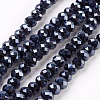 Electroplate Glass Beads Strands LS-GLAA-K027-FP-A01-1
