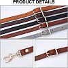 CHGCRAFT 5Pcs 5 Colors Adjustable PU Imitation Leather Bag Straps FIND-CA0005-03-6