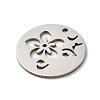 Non-Tarnish 201 Stainless Steel Pendants STAS-E206-02P-04-2