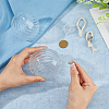 Transparent Glass Kerosene Lamp AJEW-WH0314-458-3