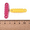 Dyed & Heated Acrylic Connector Charms OACR-N162-16-3