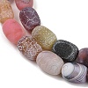 Natural Weathered Agate Beads Strands G-NH0047-B07-02-4