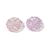 UV Plating Transparent Acrylic Beads MACR-L007-17-2