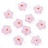 10Pcs Transparent Handmade Bumpy Lampwork Beads LAMP-TADJ0001-48E-3