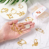 24Pcs 12 Style Zinc Alloy Kitten Open Back Bezel Pendants FIND-CW0001-05-5