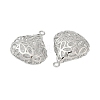 Brass with Clear Cubic Zirconia Pendants KK-G532-22P-2