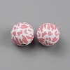 Printed Wood Beads WOOD-SZC0001-07C-1