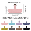 Globleland 16Pcs 8 Colors Plastic Cell Phone Lanyard Tether FIND-GL0001-32-2