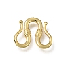 Brass M-Hook Clasps LS-KK-CBA0DF0-14E-G-1