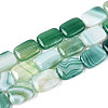 Natural Agate Beads Strands G-N356-03A-10-2
