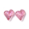 Crackle Moonlight Style Glass Rhinestone Cabochons RGLA-J017-A-IO-3