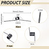 30Pcs 304 Stainless Steel Torsion Spring FIND-BC0014-16E-2