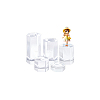 5Pcs 5 Styles Acrylic Hexagon Display Stands OACR-BC0001-22-7