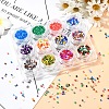 60G 12 Colors Baking Paint Glass Seed Beads SEED-YW0002-92-4