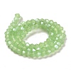 Imitation Jade Electroplate Glass Beads Strands GLAA-F029-J4mm-C01-2