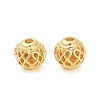 Brass Beads KK-K374-09G-1