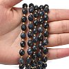 Natural Dumortierite Beads Strands G-F809-A39-01-2