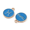 Alloy Enamel Pendants ENAM-S124-01B-02-3