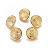 Alloy Shank Buttons BUTT-WH0014-09B-2