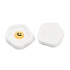 Smiling Face Resin Cabochons CRES-S372-01F-2